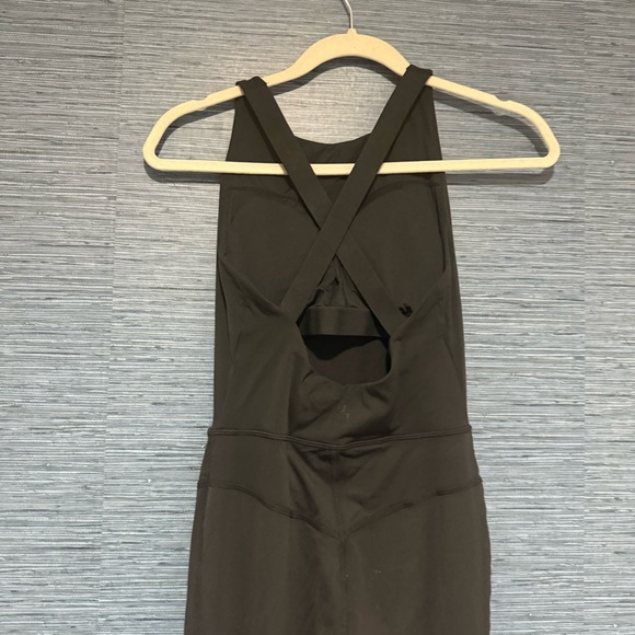 JoyLab Women's High Neck Flare Long Active Bodysuit in Black Small - Picture 9 of 9